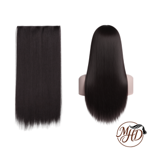 Natural Brown Color Matte Straight Hair Extensions