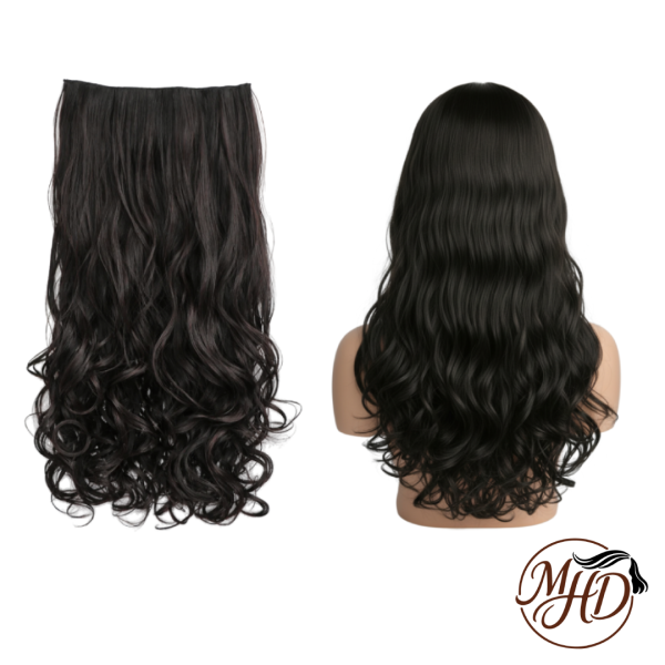 Natural Brown Curls Hair Extensions