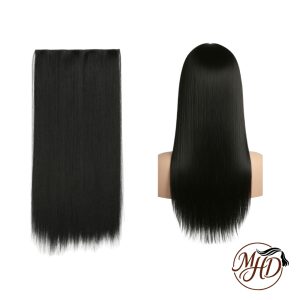 Jet Black Straight Hair Extensions
